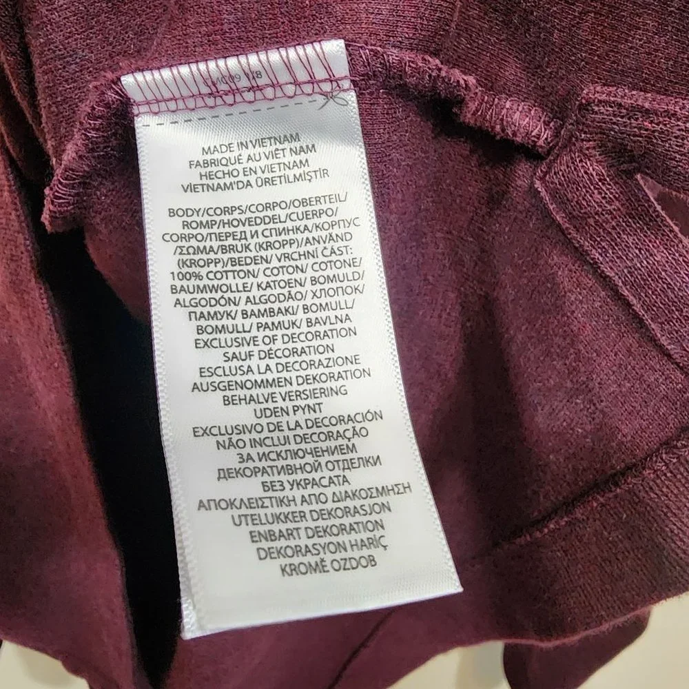 Polo Ralph Lauren 1/4 zip‎ long sleeve burgundy pullover shirt men's size XL